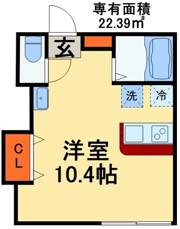 グランニール新検見川の物件間取画像
